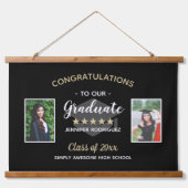 カスタム第2回写真卒業記念 吊り下げ型タペストリー (正面)