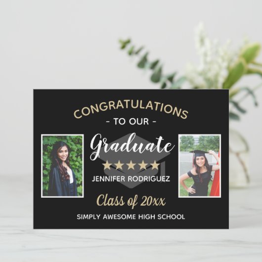 カスタム第2回写真卒業記念 案内状 (スタンド正面)