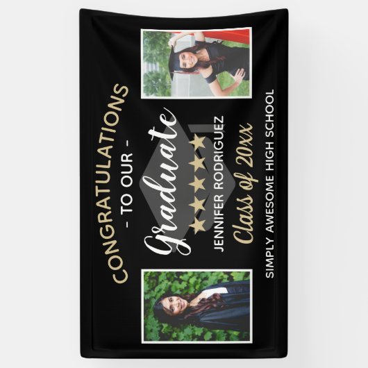 カスタム第2回写真卒業記念 横断幕 (縦)