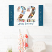 カスタム第22回誕生日パーティフォトコラージバナー 横断幕 (インサイチュ)