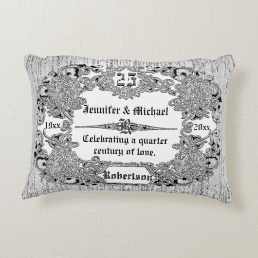 カスタム第25期銀周年記念モノグラム アクセントクッション (裏面)