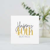 カスタム第40回ハッピーバースデーカード (スタンド正面)
