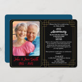 カスタム第40回ルビージュビリー記念招待状 シーズンカード (正面/裏面)