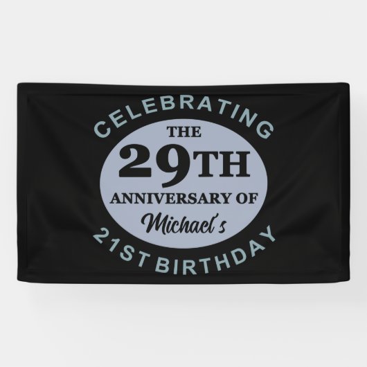 カスタム第50回誕生日ユーモア 横断幕 (横)