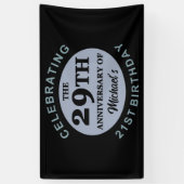 カスタム第50回誕生日ユーモア 横断幕 (縦)