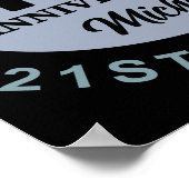 カスタム第70回誕生日ユーモア ポスター (角)