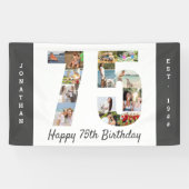 カスタム第75回バースデーパーティートラル写真集 横断幕 (横)