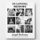 カスタム第9回愛想の記念写真葬式 フォトプラーク (正面)