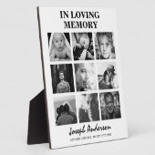 カスタム第9回愛想の記念写真葬式 フォトプラーク (側面)