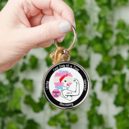 カスタム節酒マイルストーンギフト – トランスプライド キーホルダー