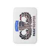 カスタム米国空挺空挺空挺旗 バスマット (正面縦)