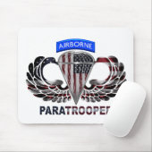 カスタム米国空挺空挺空挺旗 マウスパッド (マウス)
