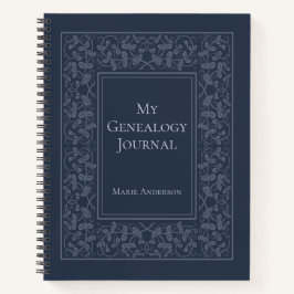 カスタム系系図学系統仕訳帳 ノートブック