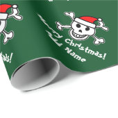 カスタム紙とサンタスカル ラッピングペーパー (ロールコーナー)