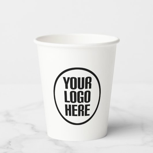 カスタム紙コーヒーカップあなたのロゴパーティー供給 紙コップ (裏面)