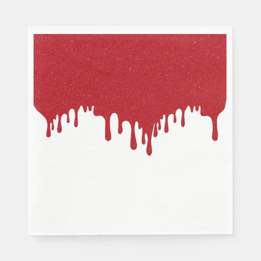 カスタム紙ナプキンス – トマトレッドノイズ スタンダードランチョンナプキン (正面)