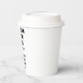 カスタム紙パーソナライズされたカップ[8] （蓋あり） 紙コップ (左)