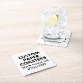 カスタム紙パーソナライズされたコースター（六）頭皮 ペーパーコースター (インサイチュ)