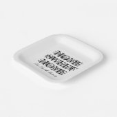 カスタム紙パーティープレート引っ越し祝いパーティーBBQ ペーパープレート (傾斜あり)