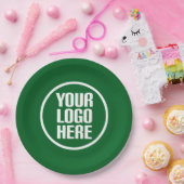 カスタム紙プレートロゴはこちらパーティー供給 ペーパープレート (パーティー)