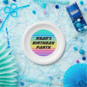 カスタム紙プレート- Sci-Fi Rainbow ペーパープレート (パーティー)