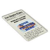 カスタム紙誕生発表磁石 マグネット (右側)