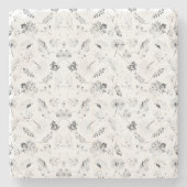 カスタム紙飲み物用コースター | パーティー&デコル ストーンコースター (正面)