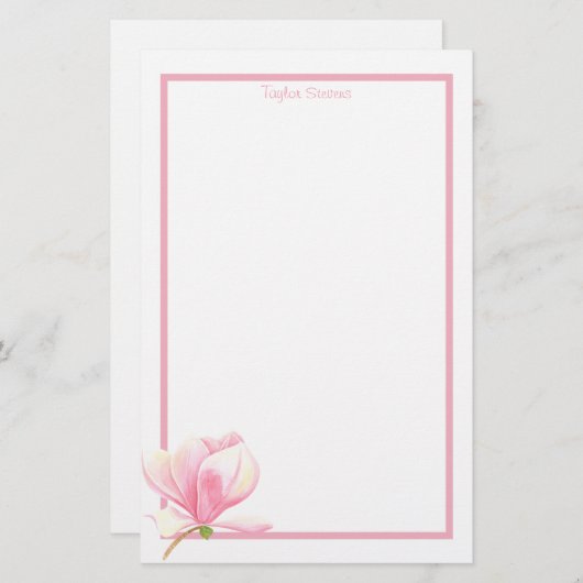 カスタム紙 便箋 (正面/裏面)