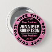 カスタム級大統領選挙テンプレートボタン 缶バッジ (正面&裏面)