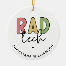 カスタム素晴らしい技術放射線技師 セラミックオーナメント