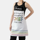 カスタム素晴らし 最高の| Chef Ever おもしろい エプロン (インサイチュ)