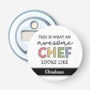 カスタム素晴らし 最高の   Chef Ever おもしろい 栓抜き