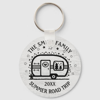 カスタム素朴キャンピングキャンペートレーラRvライフスタイル キーホルダー