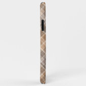 カスタム素朴ニュートラルベージュプライドギンガムパターン Case-Mate iPhoneケース (裏面/右)