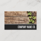 カスタム素朴パーソナライズされたBusiness Cardテンプレート 名刺 (裏面)