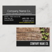 カスタム素朴パーソナライズされたBusiness Cardテンプレート 名刺 (正面/裏面)