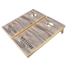 カスタム素朴ファームハウスファミリーモノグラム