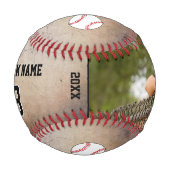 カスタム素朴名(写真) 野球ボール (正面)