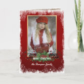 カスタム素朴季節の挨拶 シーズンカード (正面)