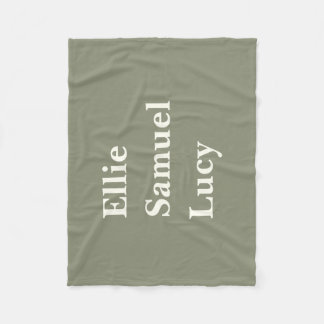 カスタム素朴孫スタイリッシュ名 フリースブランケット
