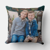 カスタム素朴家族の休日の写真 クッション (正面)