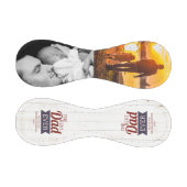 カスタム素朴最高のパパEver Father's Day写真 野球ボール (パネル)