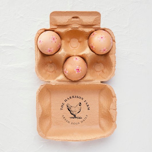 カスタム素朴鶏スケッチ |ヴィンテージ卵スタンプ ラバースタンプ