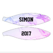 カスタム紫グラデーション大理石 ミニバスケットボール (パネル)