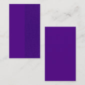 カスタム紫グリッターストライプ名刺 名刺 (正面/裏面)