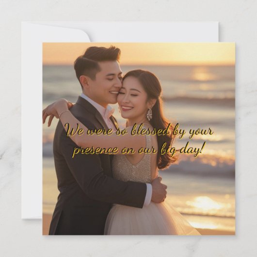 カスタム紫パーソナライズされた薄紫ありがとう カード (裏面)