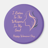 カスタム紫感動的磁石 マグネット (正面)