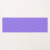 カスタム紫 ヨガマット (裏面(横))