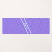 カスタム紫 ヨガマット (正面(横))