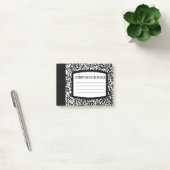 カスタム組版本ブラック/ホワイトスクール/先生 ポストイット (オフィス)